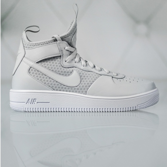 Nike Other - Nike Air Force 1 UltraForce Mid Grey Sneakers